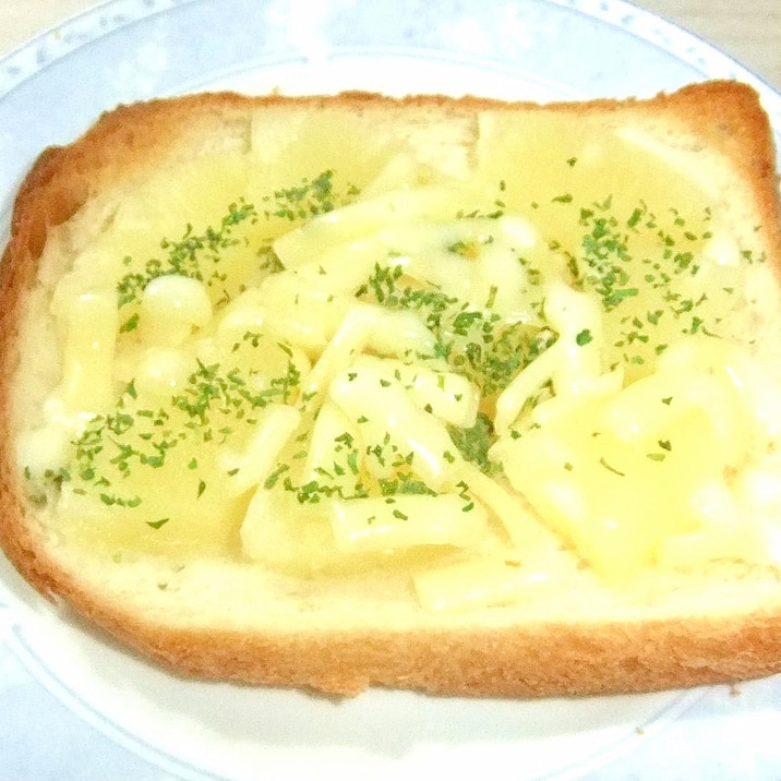 リンゴチーズトースト